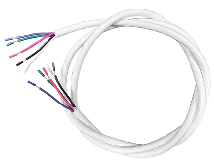 6ft Power Wire with 0-10V Dimming - White